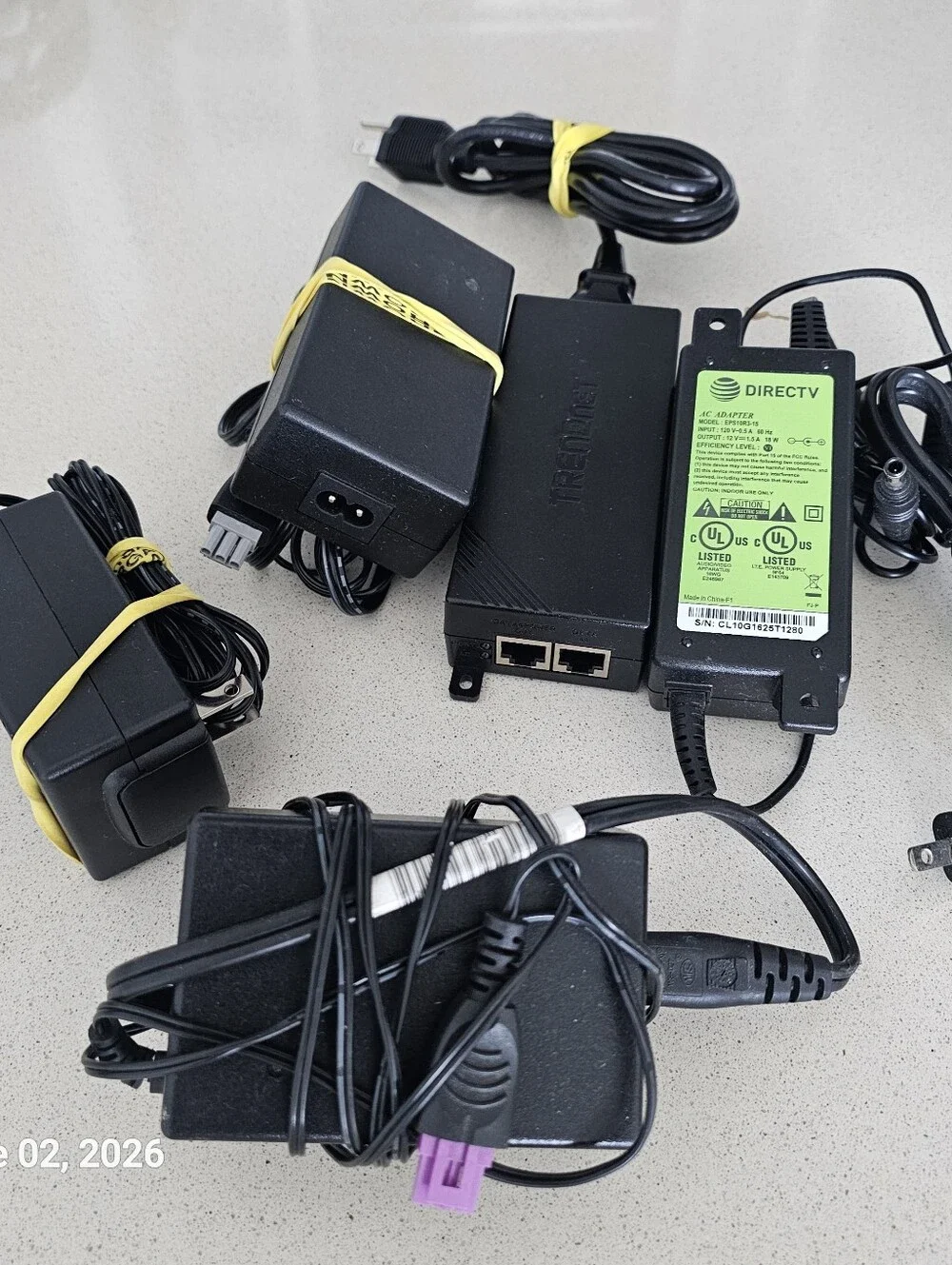 Electronic Accessory Lot Chargers Cable Cords Walkman CD Plugs HDMI Adapters